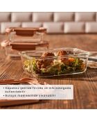 Contenitore in vetro beige Terra - 640 cc