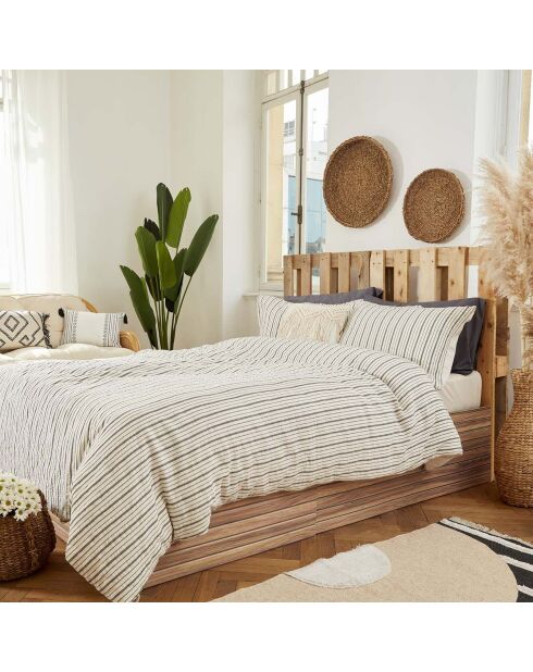 Copripiumino singolo antracite - 200x220 cm