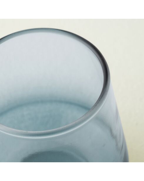 Set de 6 vasos de café de color azul