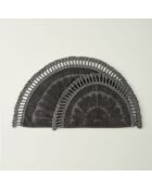 Lot de 2 tapis Sunshine anthracite