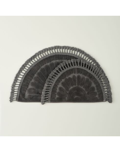 Lot de 2 tapis Sunshine anthracite