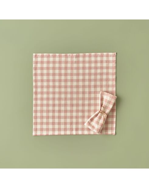 Pavia burgunderrote Serviette - 40x40 cm