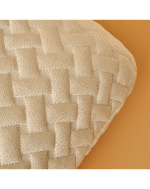 Ensemble de 2 oreillers orthopédiques en mousse viscoélastique blancs - 40x60 cm