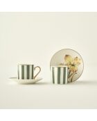 Set di 2 tazze da caffè Blossom verdi