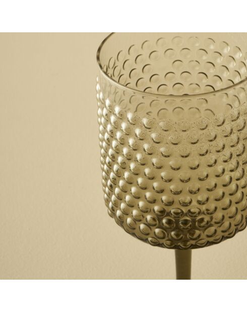 Set de 6 vasos Bubble verdes - 400 cc