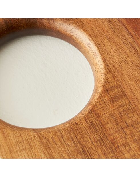 Tagliere Allison in acacia naturale - 32x23 cm