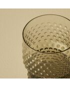 Set mit 6 grünen Bubble-Trinkgläsern - 350 cc