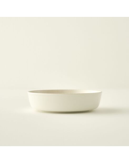 Saladier Merci crème - 21x5,5 cm