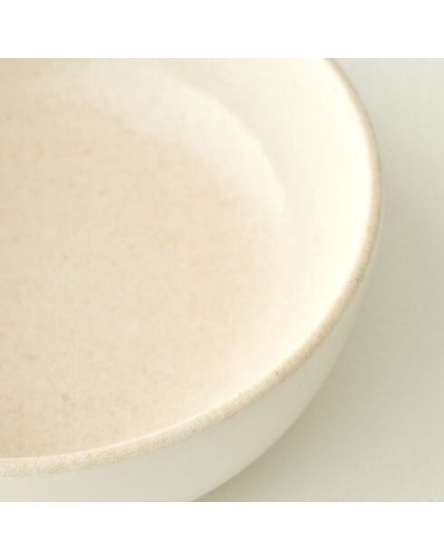 Saladier Merci crème - 21x5,5 cm