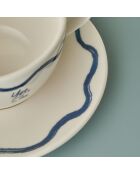 Set van 2 blauwe 2-delige zeekopjes - 270 cc