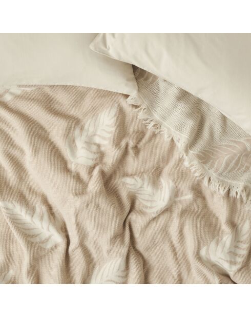 Copriletto beige Amaya - 200x220 cm