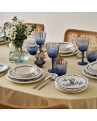 Servizio da tavola Vanessa blu - 24 pezzi