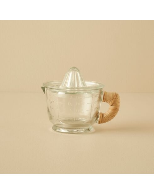 Spremiagrumi in vetro Bloom 500 ml naturale - 16x12x13,5 cm