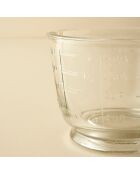 Spremiagrumi in vetro Bloom 500 ml naturale - 16x12x13,5 cm