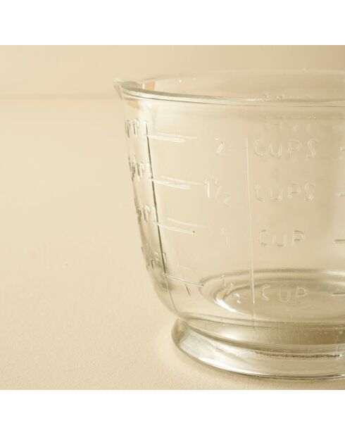 Spremiagrumi in vetro Bloom 500 ml naturale - 16x12x13,5 cm