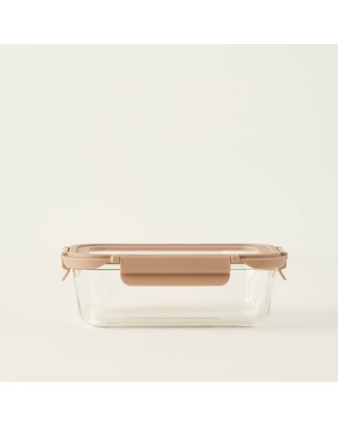 Contenitore in vetro beige Terra - 1050 cc