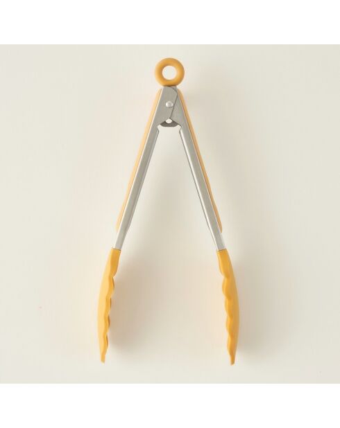 Pinzette Olivia in silicone senape - 23 cm