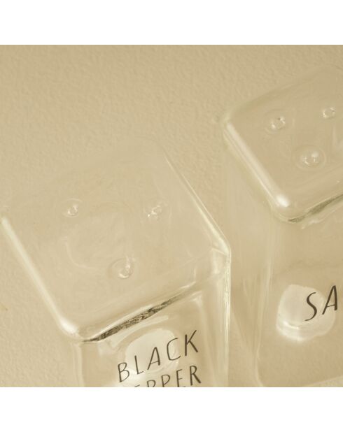 Set saliera e pepiera Geo natural - 150 cc