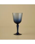 Vetro tagliato colorato blu - 310 cc