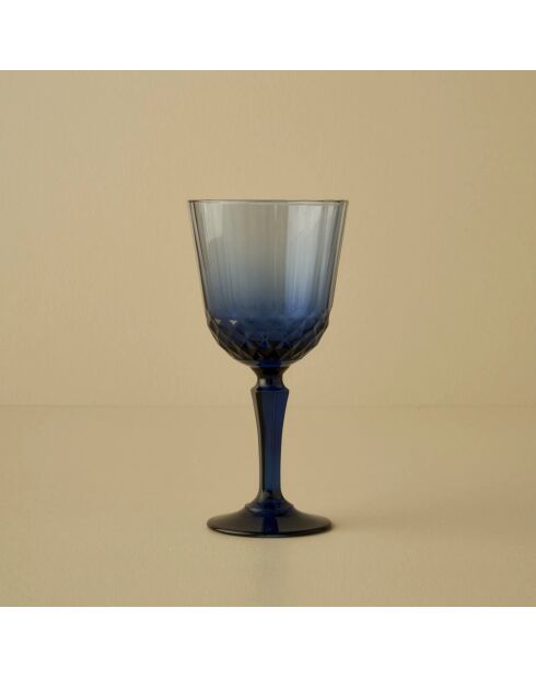 Vetro tagliato colorato blu - 310 cc