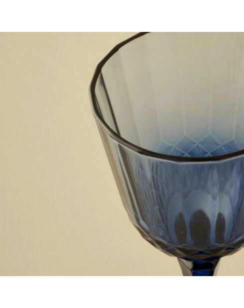 Vetro tagliato colorato blu - 310 cc