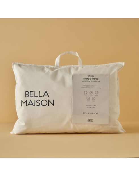 Oreiller Royal Cotton blanc - 50x70 cm