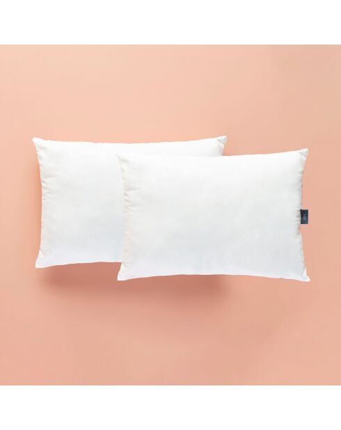 Oreiller double Bella blanc - 50x70 cm