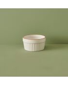 Set mit 2 weißen Vislo-Soufflébehältern