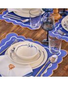Servizio da tavola blu marino - 24 pezzi