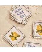 Set de 6 posavasos multicolores de Lemoncello