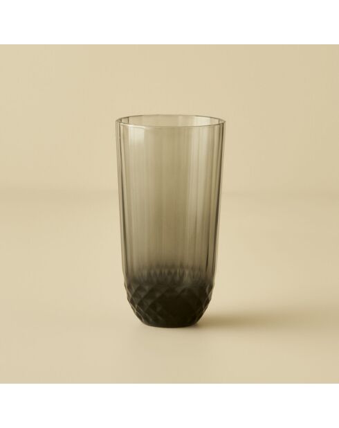 Colore Cut frisdrankglas antraciet - 345 cc