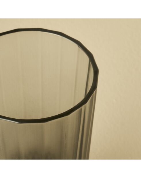 Colore Cut frisdrankglas antraciet - 345 cc