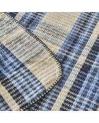 Coperta scozzese doppia blu Noah - 200x220 cm