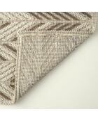 Lot de 2 tapis d'angle vison