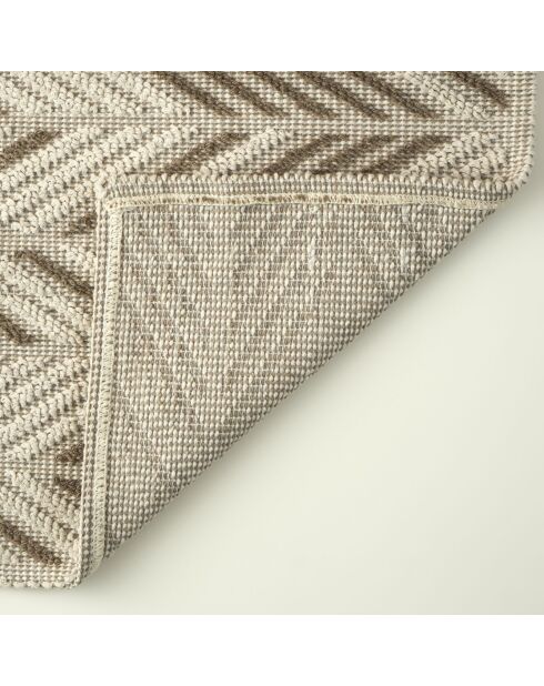 Lot de 2 tapis d'angle vison