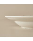 Assiette à Pâtes Alfredo noire - 28 cm