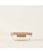 Contenitore in vetro beige Terra - 370 cc