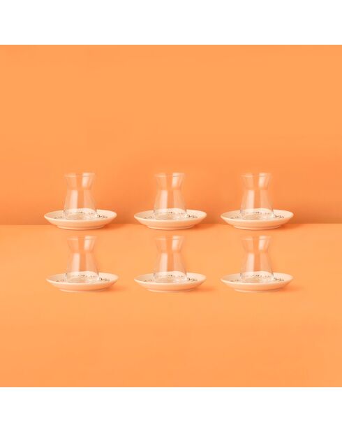 Set da tè MottoX 6 pezzi