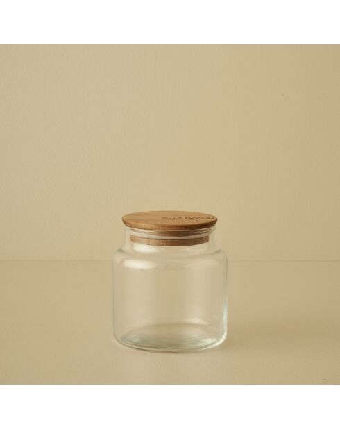 Barattolo Joye con coperchio in legno naturale - 635 cc