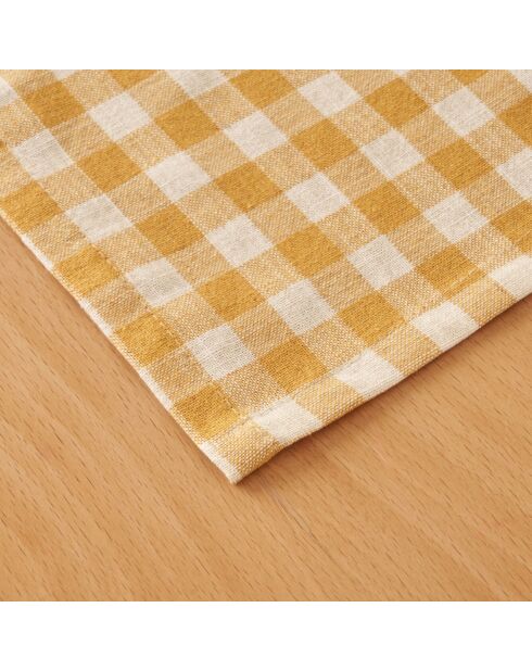 Chemin de table moutarde - 50x150 cm