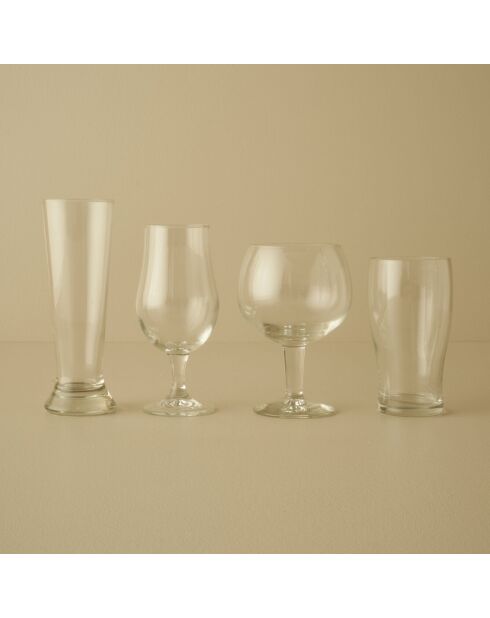 Natürlicher Becher Bierglas - 370 cc