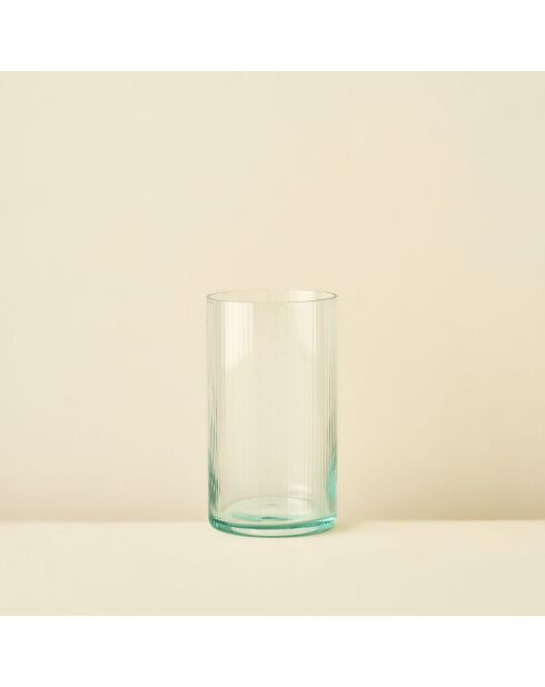 Bicchiere da bevanda a righe verdi - 500 cc