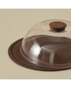 Cloche à gâteau Nora naturel - 29 cm