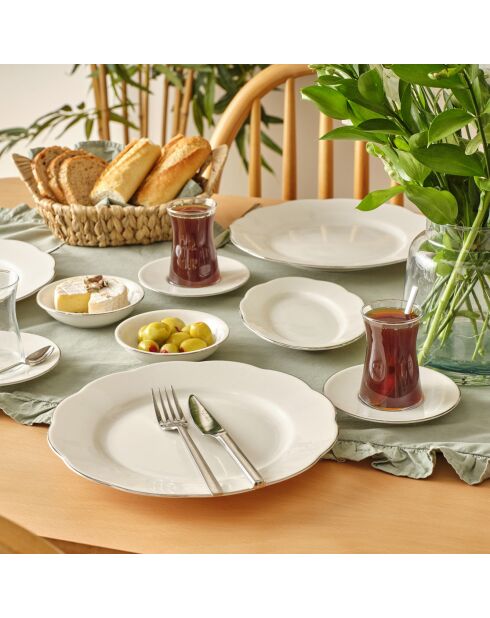Set de desayuno Clover Silver - 26 piezas