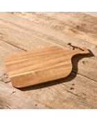 Tagliere in acacia naturale Blop - 20,5x34x1 cm