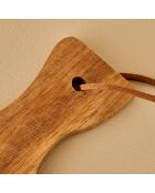 Tagliere in acacia naturale Blop - 20,5x34x1 cm