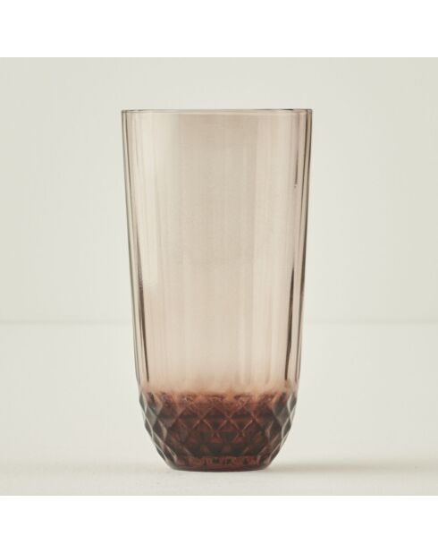 Vetro tagliato di colore marrone marrone - 345 cc