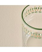 Set di 6 bicchieri da acqua da caffè verdi