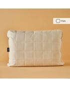 Cuscino di lusso in lana bianca - 50x70 cm