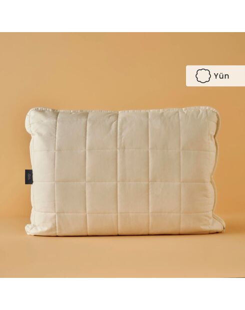 Cuscino di lusso in lana bianca - 50x70 cm